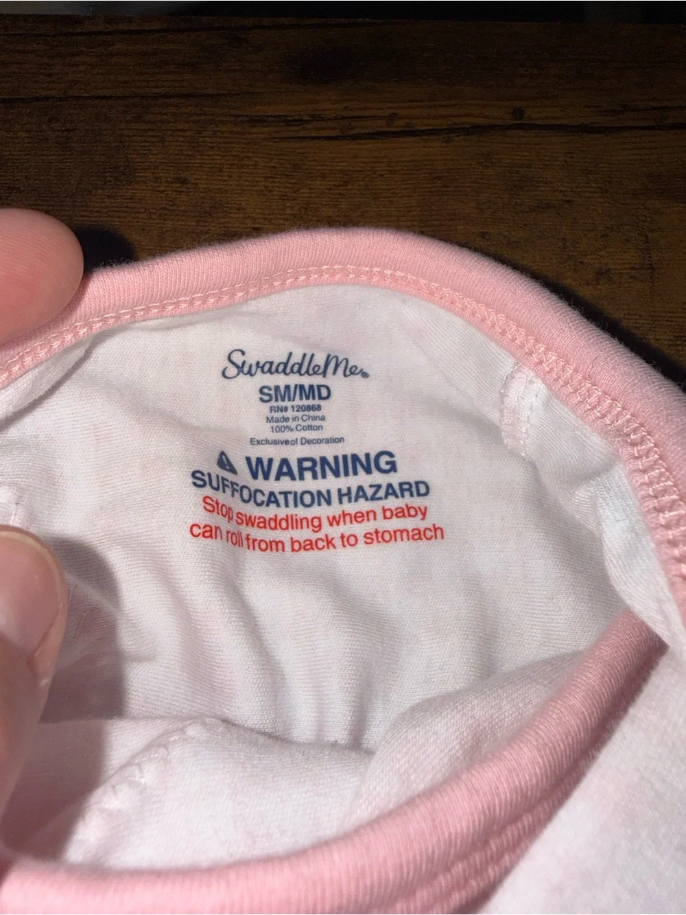 SwaddleMe Pink Gingham & Cream Infant Sleep Sacks - 2-Pack